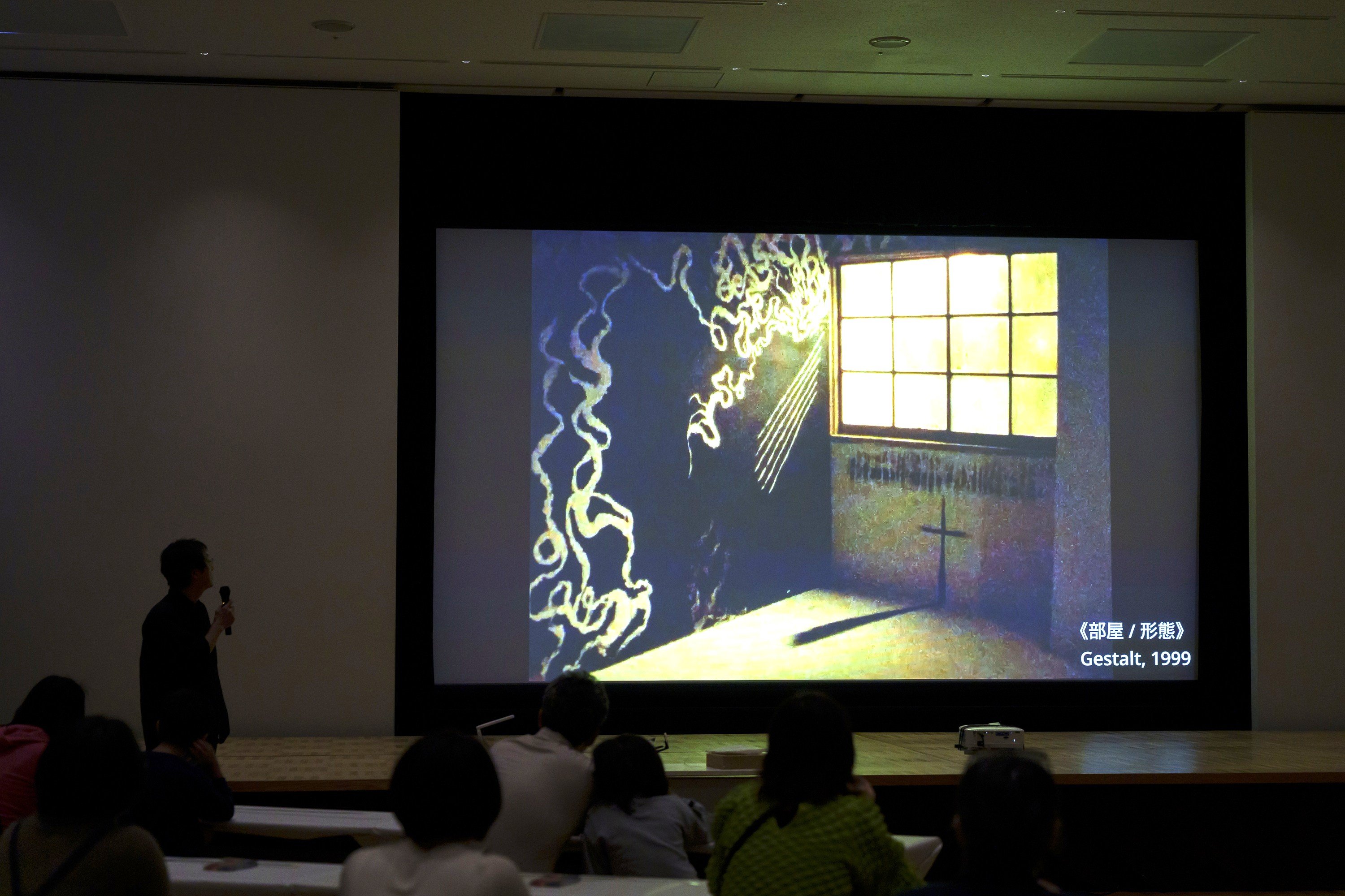 石田さんの映像作品を上映