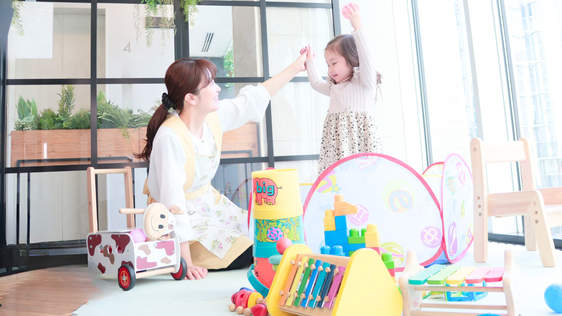 託児サービスの様子